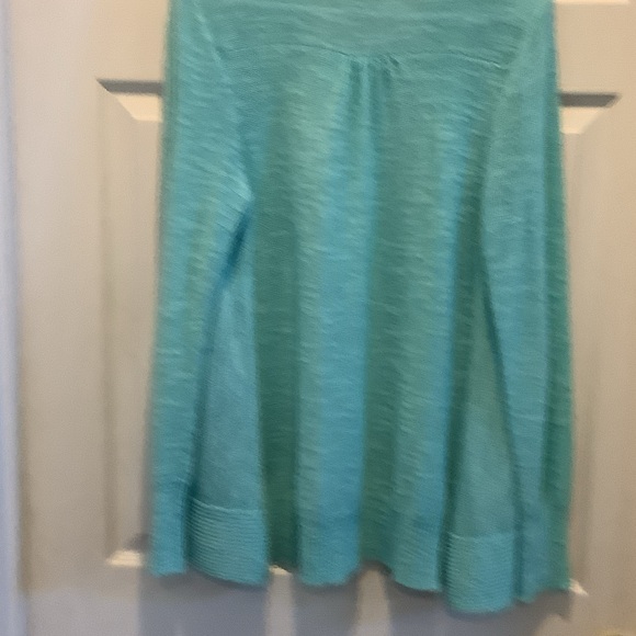 Lilly Pulitzer Aqua Open-Front Cardigan - Picture 6 of 7